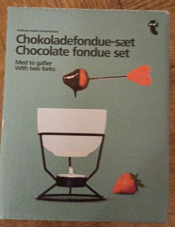 Schokoladenfondue-Set für gemütliche Stunden Originalverpack (Neu und ...