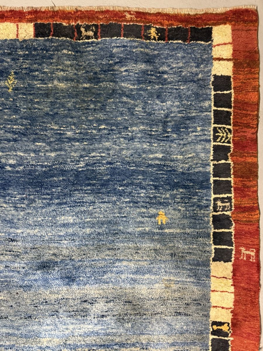 Gabbeh Tappeti: Schöner Perserteppich Gabbeh 253x190.cm – Usato da Büron venduto da Filadefia-888 7