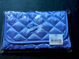 Neues Necessaire/ Schminktäschli in Violet-Blau, ungebraucht