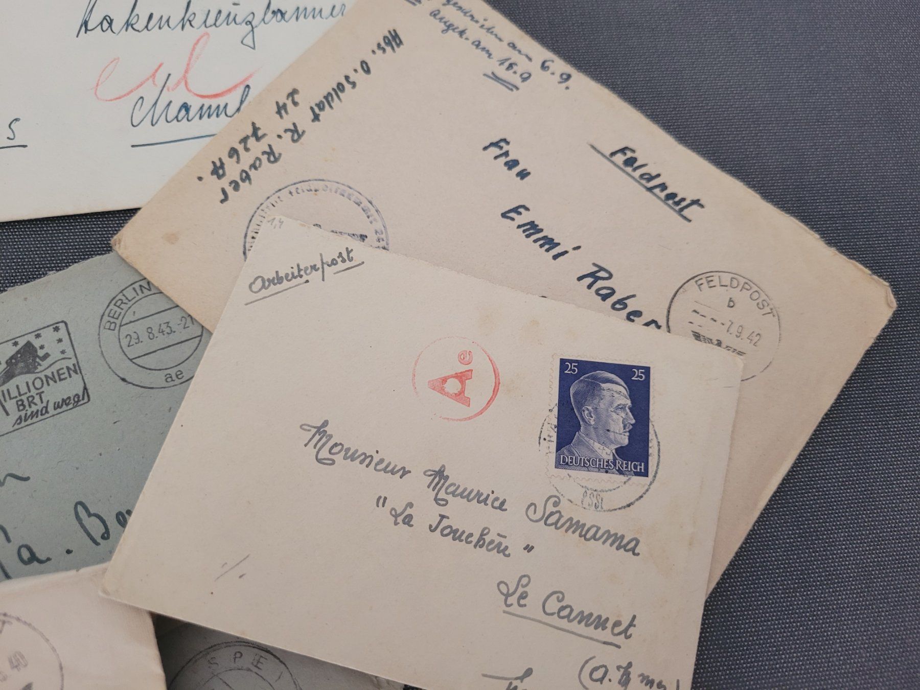 Armi bianche: Deutsches Reich, Feldpost Konvolut – Usato da Kriens venduto da KTP 2