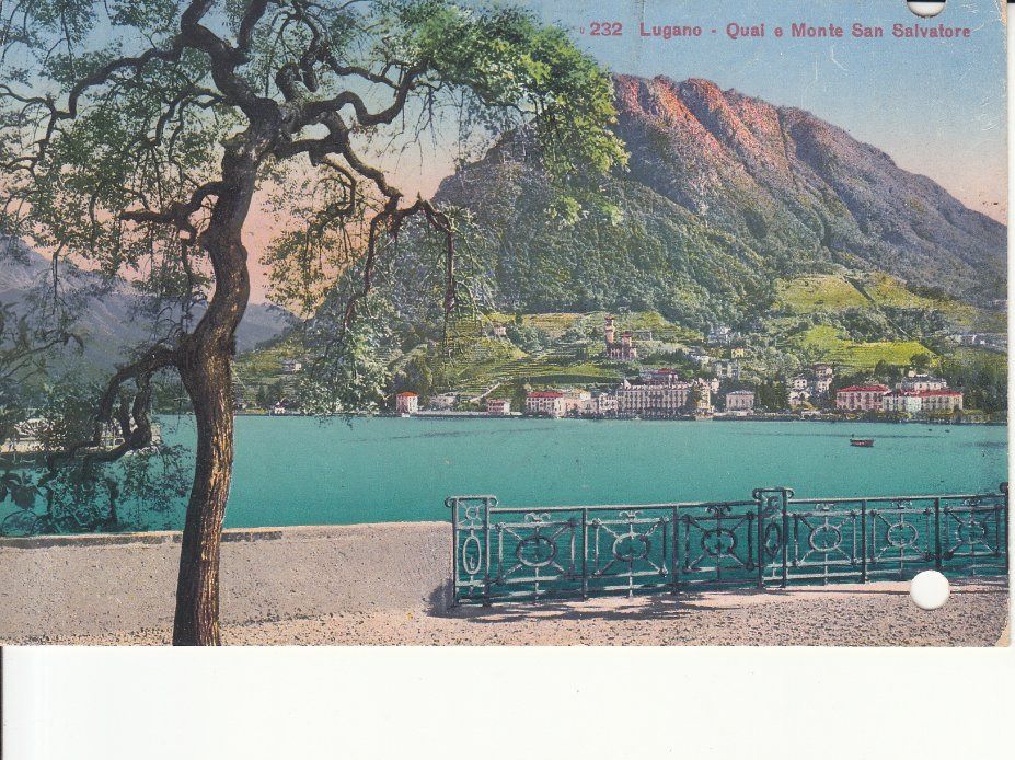 Cartoline postali: Lugano 1921 – Usato da Bürglen TG venduto da StampGraf
