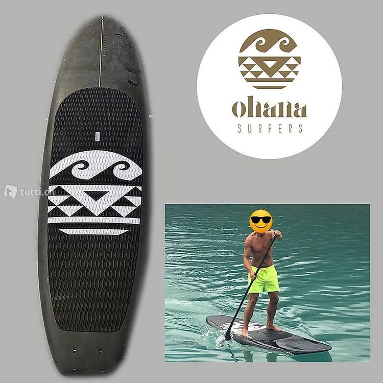 Stand Up Paddle Hardboard (SUP) OHANA SURFERS mit Paddle Kaufen auf