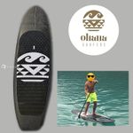 Stand Up Paddle Hardboard (SUP) - OHANA SURFERS mit Paddle