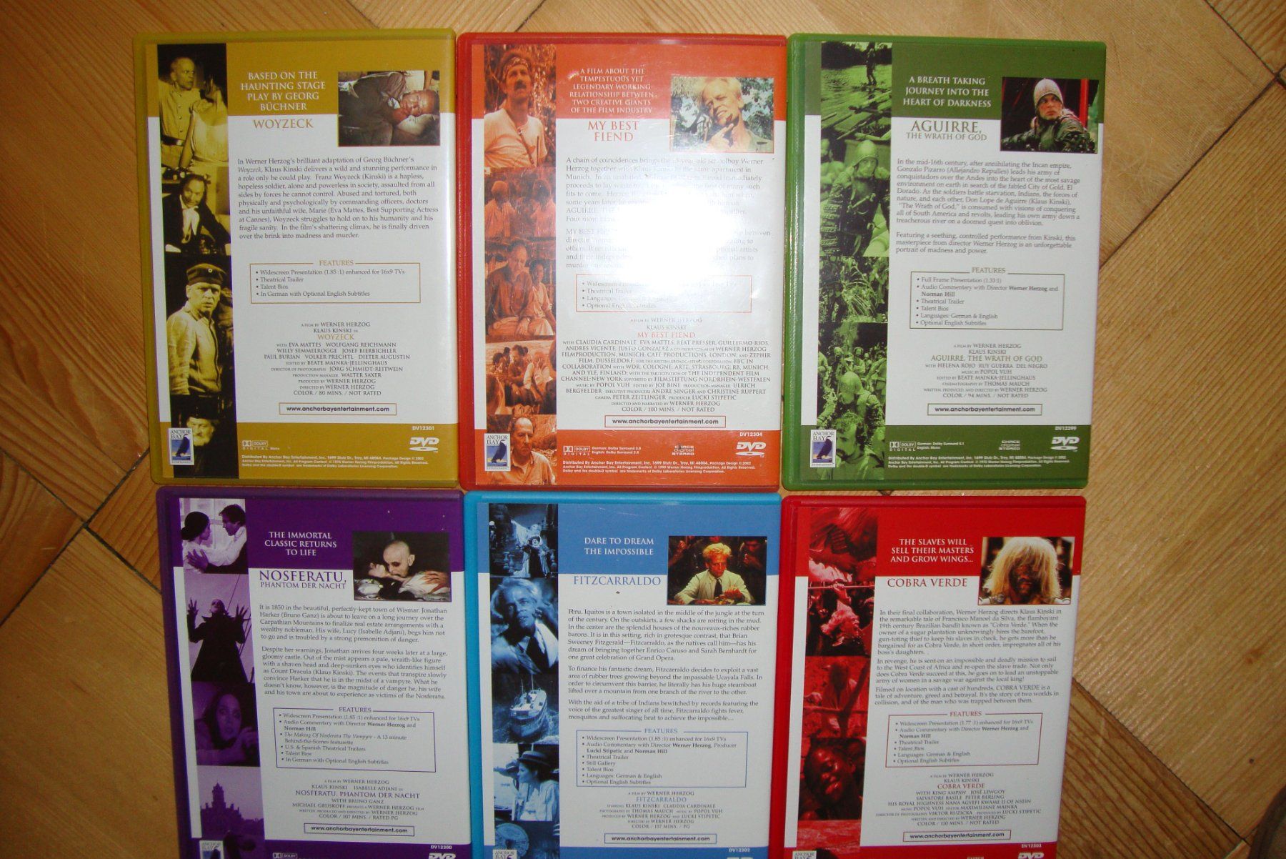 Tutti i DVDs: HERZOG - KINSKI  6 Disc DELUXE-Edition mit Booklet – Usato da Bern venduto da carola31 4