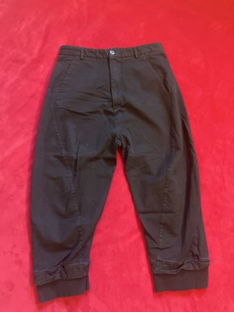 Matilda Longhena Hose schwarz Baumwolle Grösse 42 gebraucht