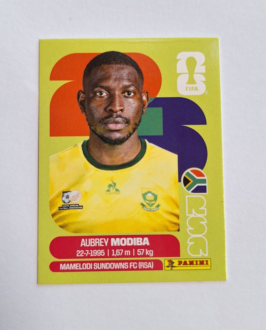 Panini Carte collezionabili: Panini Aubrey Modiba RSA 4 – Nuovo (secondo la descrizione) da Romanens venduto da Crocette