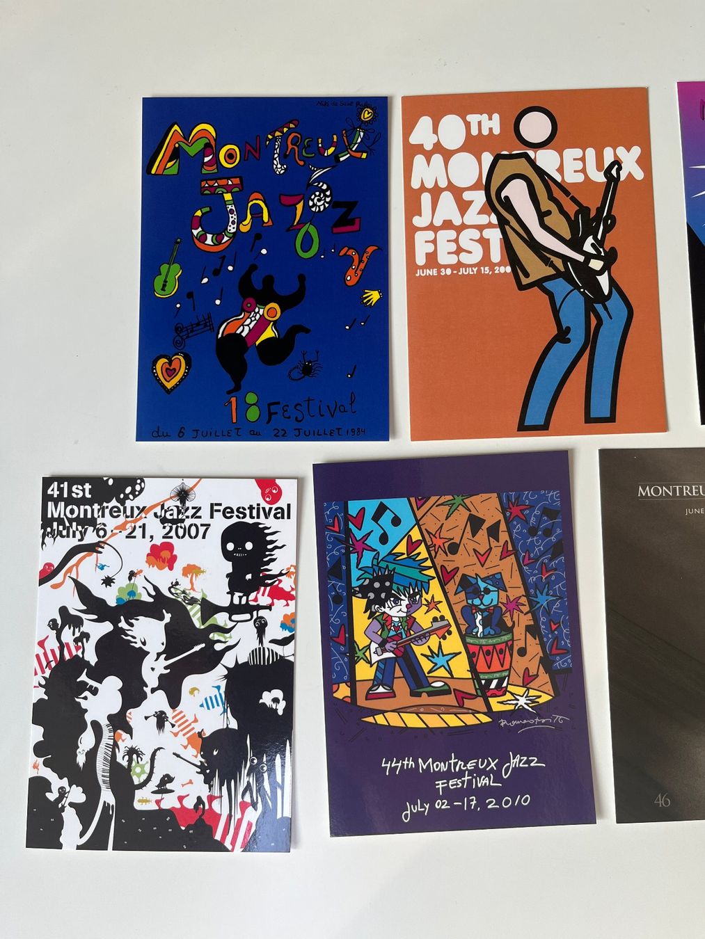 Cartoline postali: Postkarten Ansichtskarten Jazz Montreux – Usato da Unterkulm venduto da esco 1