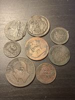 Monnaies anciennes petit lot de 8 pièces 