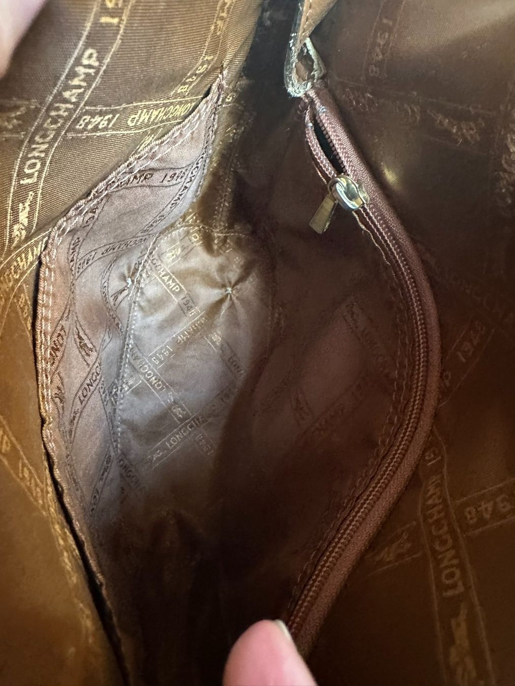 Longchamp Taschen für Damen: Longchamp Sac vintage camel. – Gebraucht aus Bernex von euma1976 5