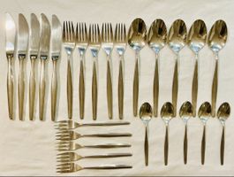 WMF Silber Besteck –5 Personen (25‑teilig, versilbert 90er)