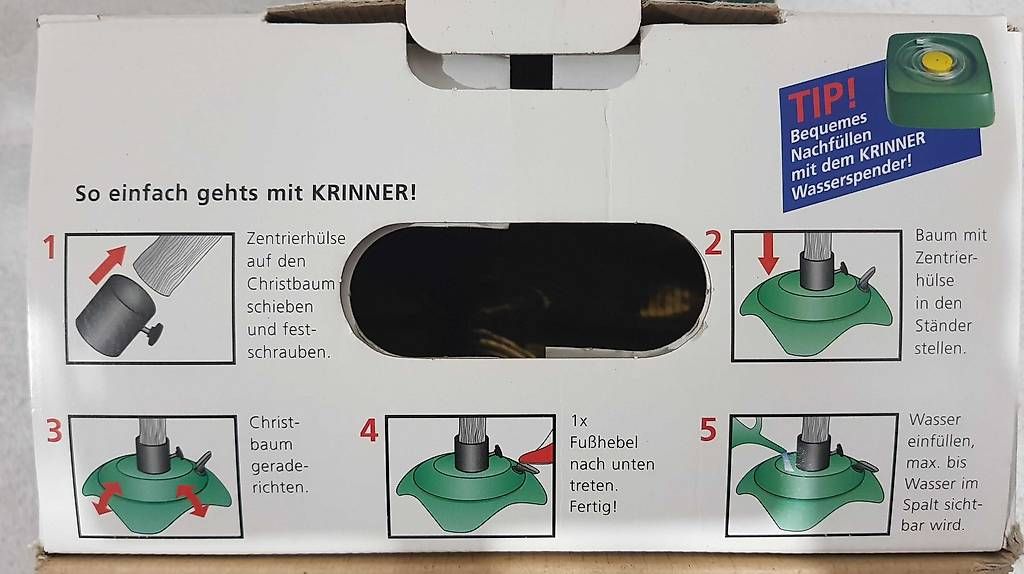 Christbaumständer: Christbaumständer Krinner Astro – Gebraucht aus Andelfingen von FranzR. 3