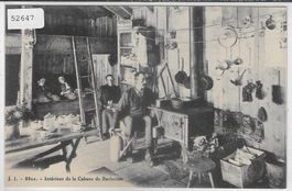Interieur de la Cabane de Barberine