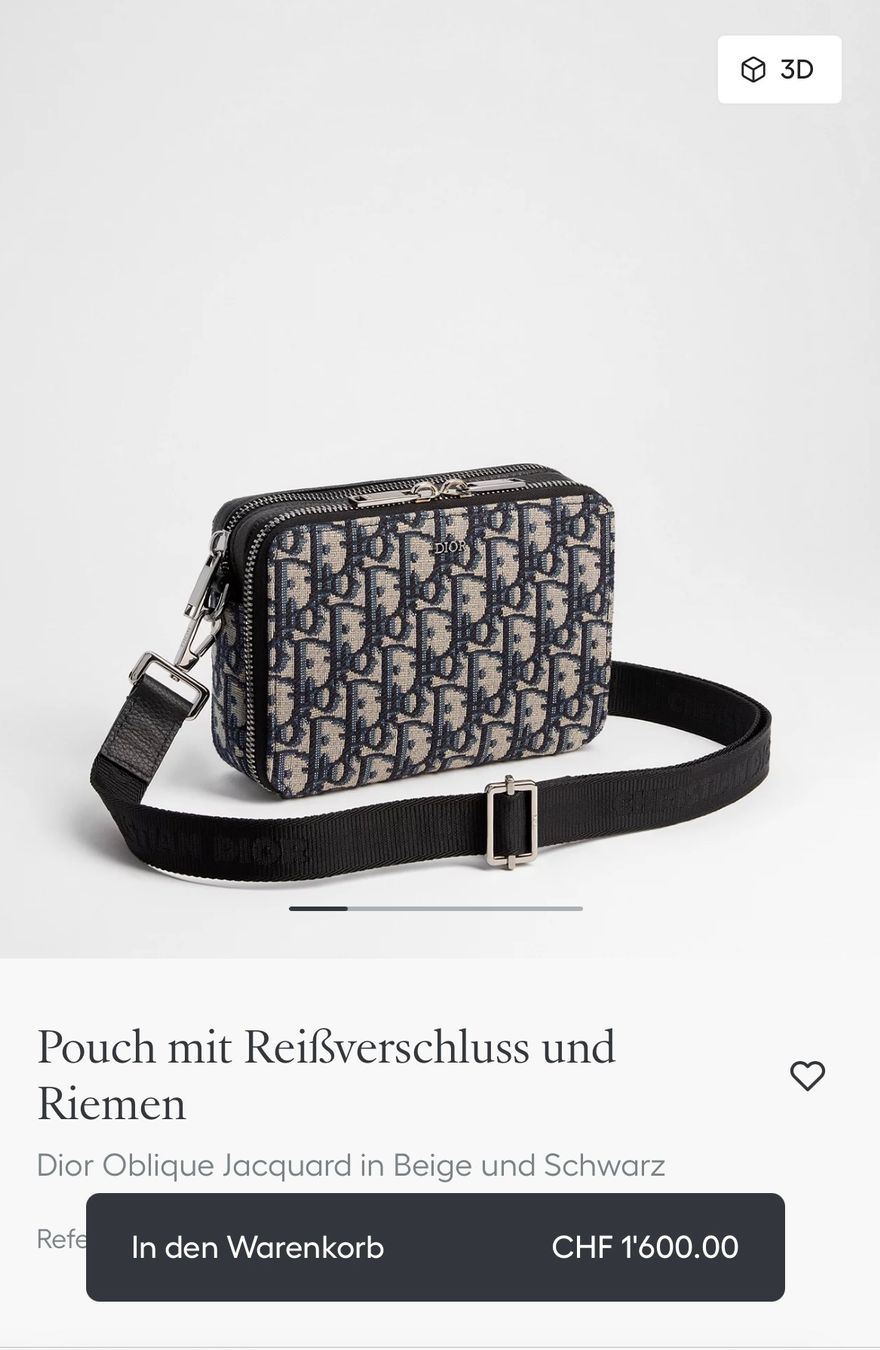 Dior Borse: Pouch mit Reissverschluss und Riemen – Nuovo (secondo la descrizione) da Steffisburg venduto da til_t7yv 4