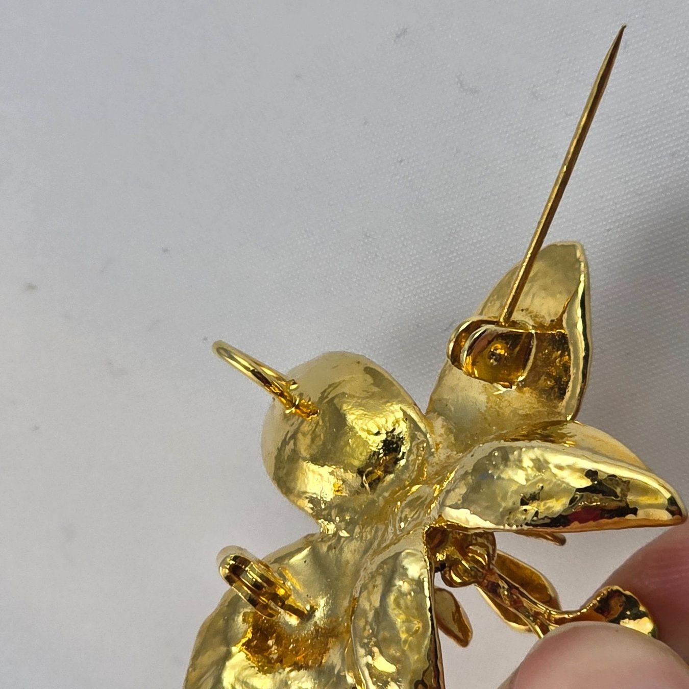 Spille & Fermagli: Kleine goldfarbene Brosche oder Anhänger    652 – Usato da Wald ZH venduto da Martin79 6