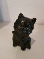 Vintage and heavy black cat ornament from Scotland