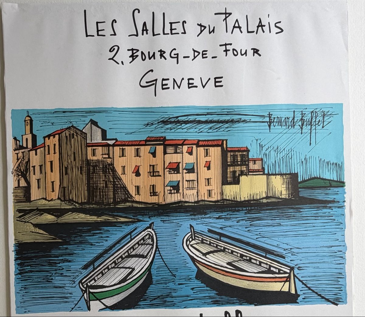 Grafiken & Lithographien: Rare litho/affiche de Bernard Buffet 1996 – Gebraucht aus le landeron von cance-lara 2