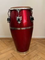 Conga Trommel, rot, von Meinl, kaum gebraucht