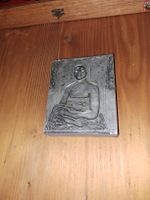 Originale antike Druckplatte Asien Buddha Rarität