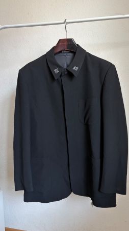 MANIAK Jacke Schwarz Gr. 42 Oversized Avantgarde Vintage