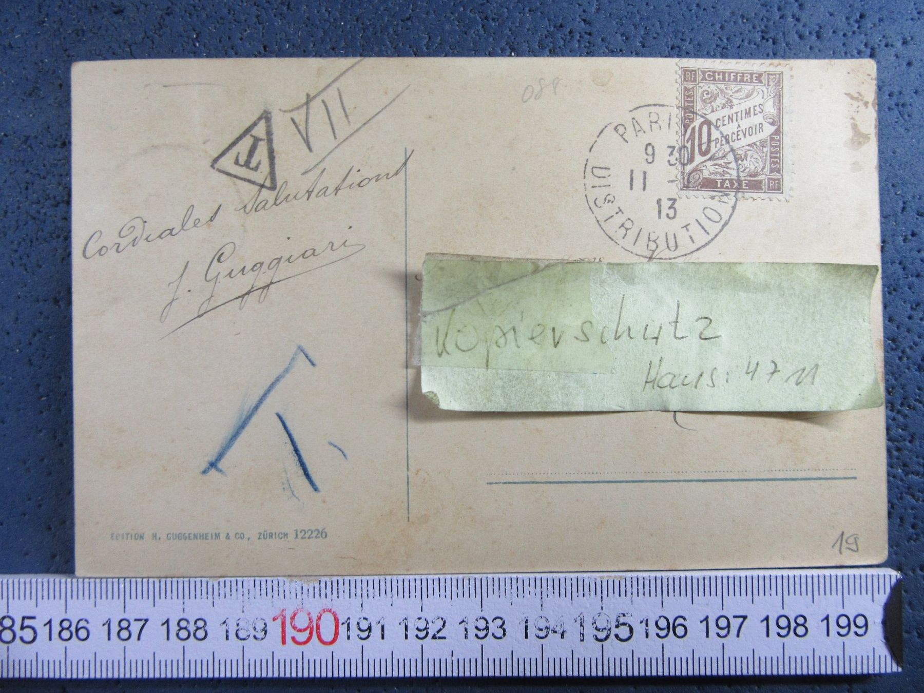 Cartoline postali: GOTTHARD-EXPRESS DAMPFZUG 1913 AK – Usato da Ettingen venduto da Hausi4711 1