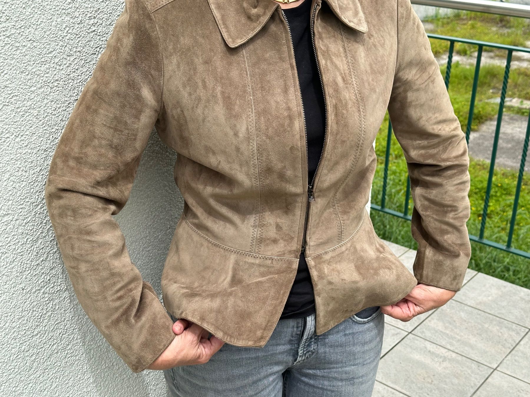 Chloé Jacken: CHLOÉ Damen Lederjacke, Grösse 38 – Gebraucht aus Freienbach von GerSe019