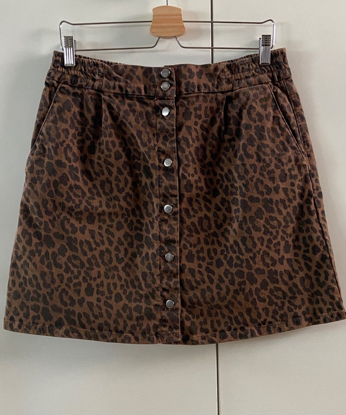 Maison 123 Gonne: MAISON 123 Jane Jupe jean léopard taille élastique 38 – Nuovo (secondo la descrizione) da Genève venduto da kik_8jd6