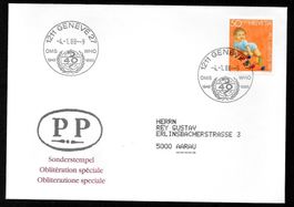 Sonderbrief S. 1320 40 Jahre OMS Genève 4.1.1988