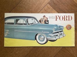 FORD Prestige-Prospekt 1953 USA brochure catalogue - 32 pgs!