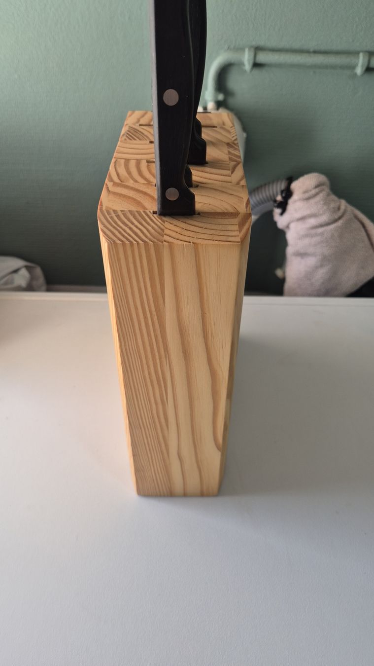 Coltelli: Messerblock aus Holz mit 5 Messern- lunasol – Nuovo (secondo la descrizione) da Zofingen venduto da Just_That_Thing 3