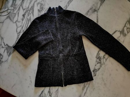 Zara metallic Strickjacke, limited edition 