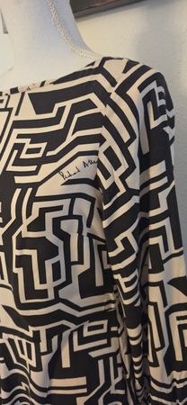 Richard Allan Kleid, Gr. 36 schwarz/weiss, Top Zustand!