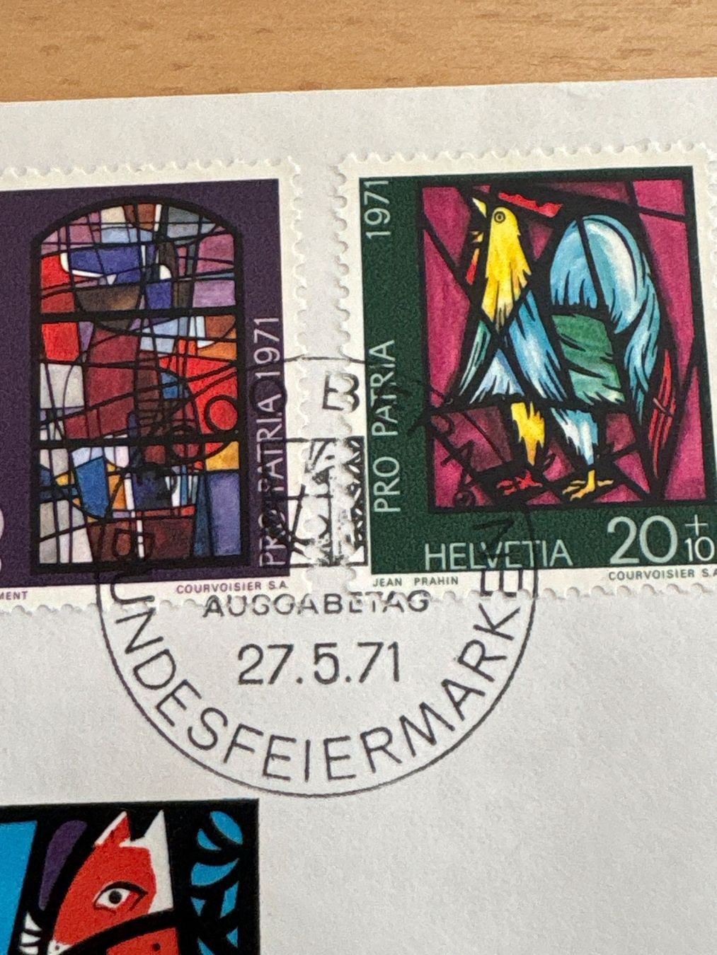 Tutti i francobolli: FDC Bundesfeier 1971 Ersttagsbrief Pro Patria – Usato da Ibach venduto da lisch3 2