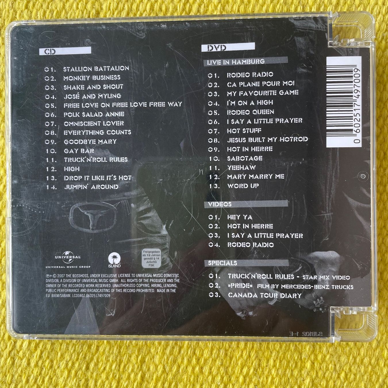CD: THE BOSSHOSS-CD+DVD STALLION BATTALION – Usato da Rorschacherberg venduto da CD-Roli 1