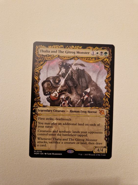 Thalia and The Gitrog Monster 316 non foil Kaufen auf Ricardo