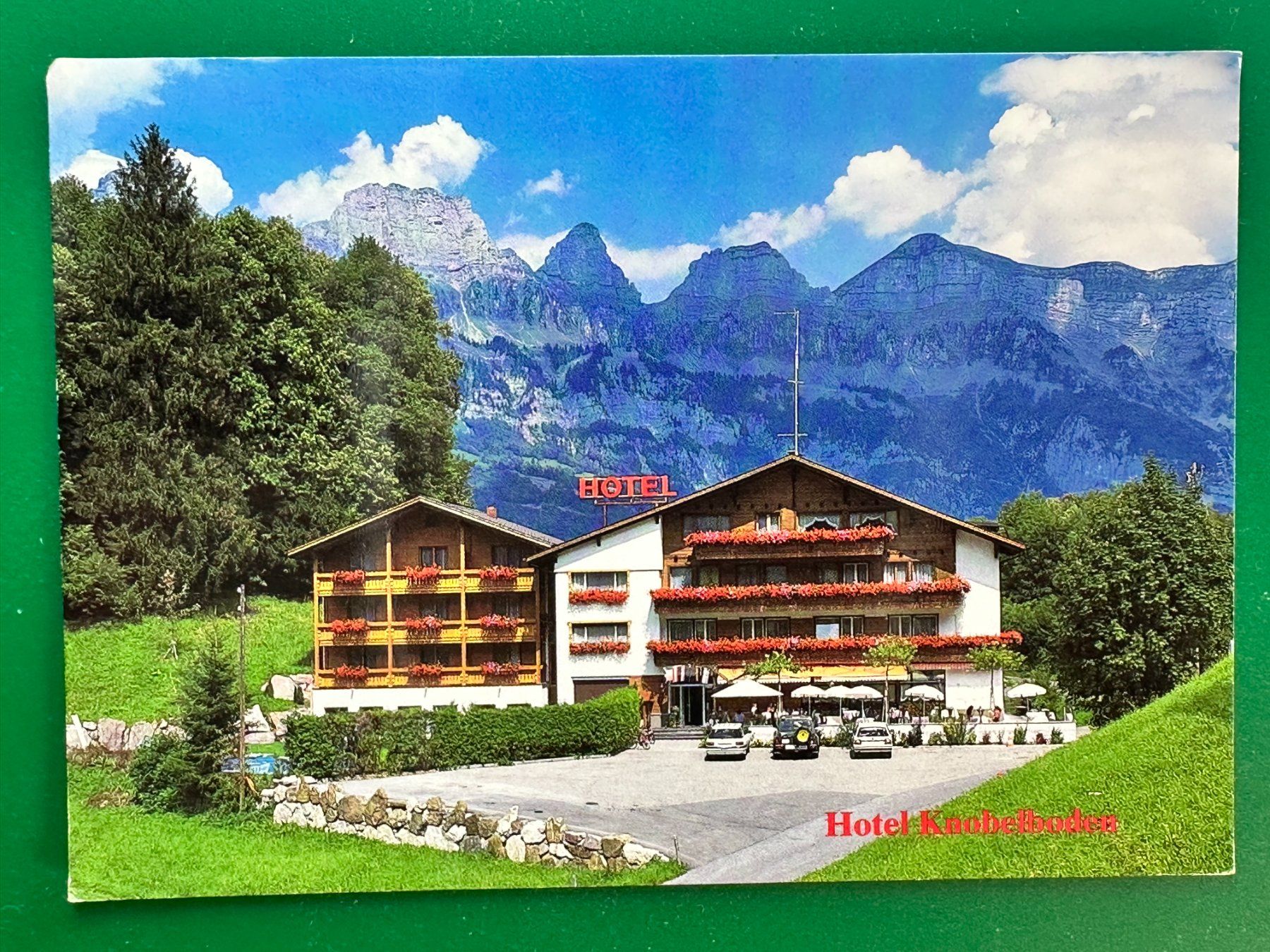 Cartoline postali: Hotel Knobelboden - Oberterzen – Usato da Steg VS venduto da _vinci_