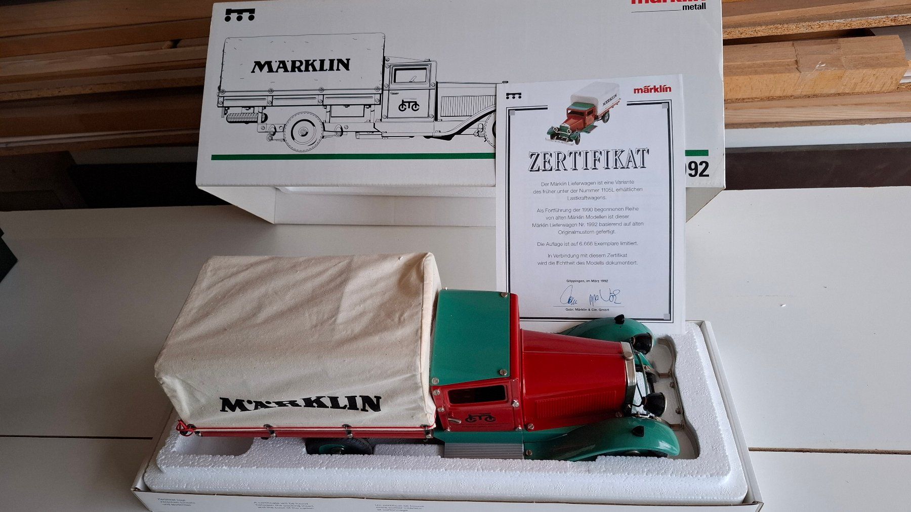 Märklin Kit di modellismo & Modellini statici: Märklin Lastwagen - 1992 – Nuovo (secondo la descrizione) da Schönenbuch venduto da krokometer 2