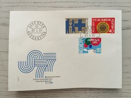 1977 FDC Werbemarken