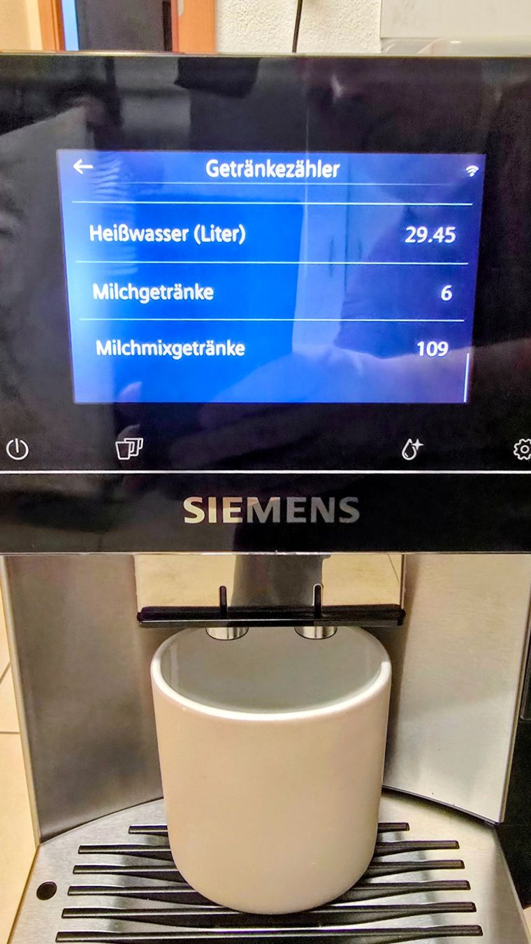 Siemens Macchine per caffè & Macchine per espresso: Kaffeevollautomat Siemens EQ.700 Integral – Usato da Möhlin venduto da Atdiego76 8