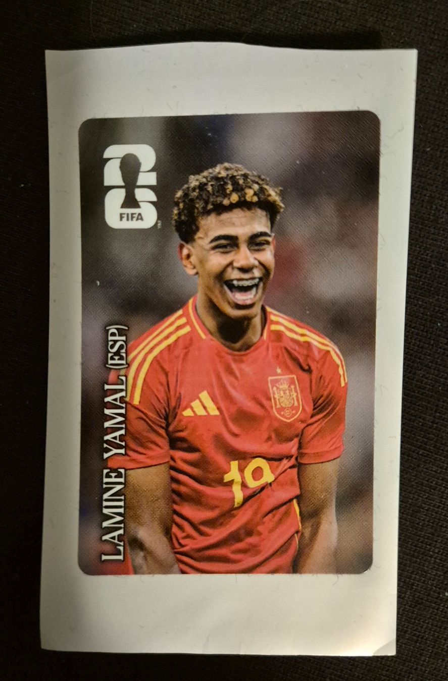 LAMINE YAMAL (ESP) Coca Cola Sticker WM 2026 (Neu (gemäss Beschreibung