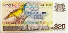 Singapore 20 Dollars (1979) - non circ./unz