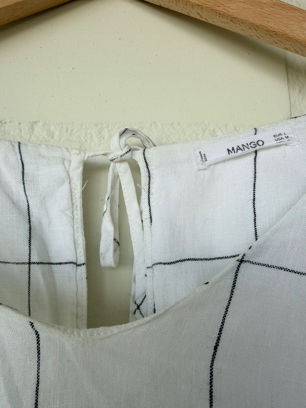 Mango Blusen: Mango Bluse Leinen weiss Gr. L – Gebraucht aus Brütten von Rod816 3