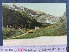 KLAUSENSTRASSE URNERBODEN PASSHÖHE HOTEL 1910 URI AK GL