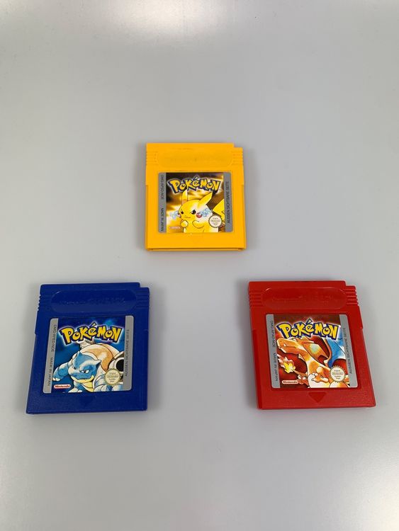 Pokemon Rot Gelb Blau mit neuen Batterien Game Boy | Kaufen auf Ricardo