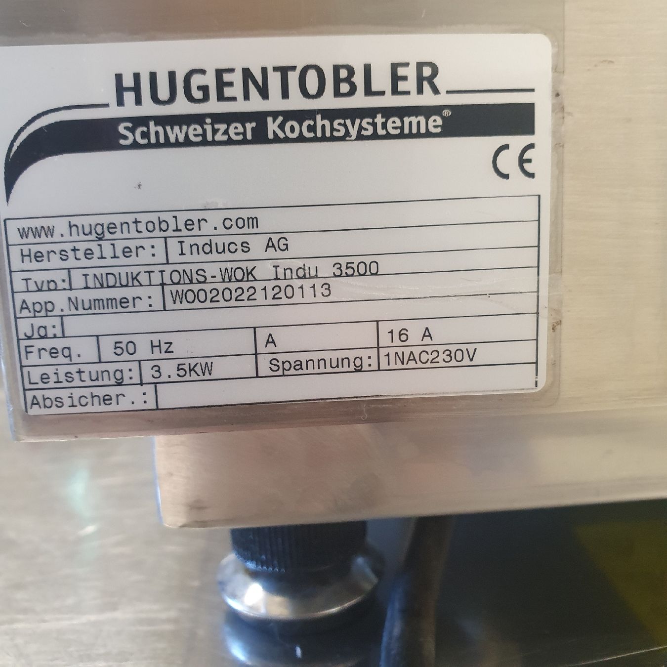Elettrodomestici da cucina: Hugentobler  wook – Nuovo (secondo la descrizione) da Niederwangen BE venduto da HasGastrobedarf 5