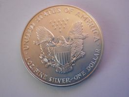 1998   1 Unze Silber American Eagle