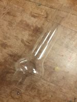 Petrollampenglas 28 x 6 cm Cristal Matador 20