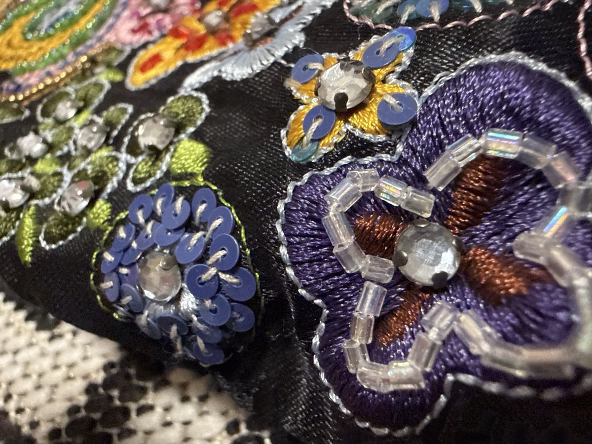 Borse: Exquisite Handtasche mit Blumenmuster, vintage – Nuovo (secondo la descrizione) da Zürich venduto da Krikri21 4