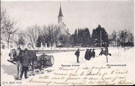 LES EPLATURES, transport de vin en hiver