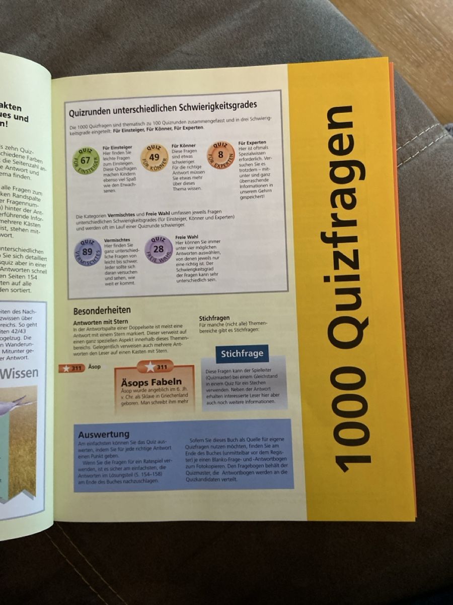 Libri: Reader's Digest "Wunderbare Tierwelt" - Quizfragen-Buch – Usato da Sisseln AG venduto da XBL-Rotstein 4