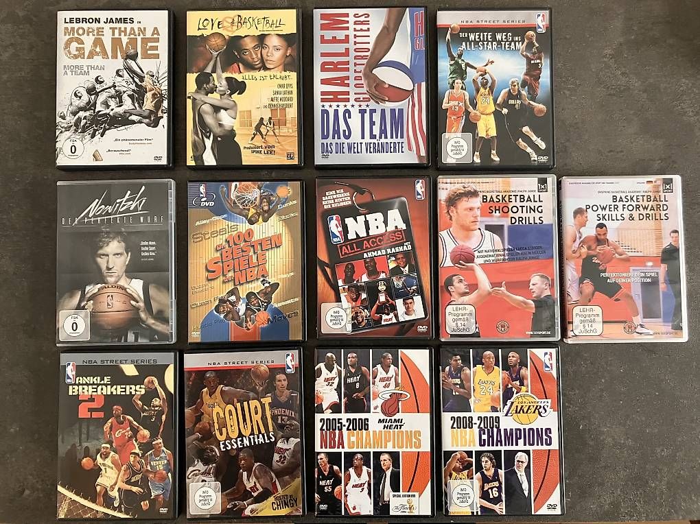Alle DVDs: Sammlung Basketball DVDs – Gebraucht aus Zürich von Zueriost